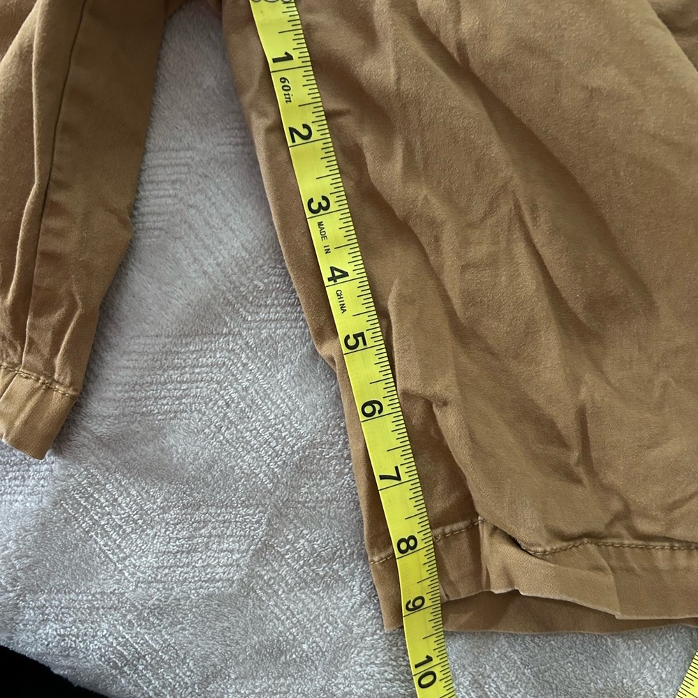 Lot of Two Goodfellow Khaki shorts Size 34 Inseam 10.5 Uniform Workwear Flat - Picture 5 of 7